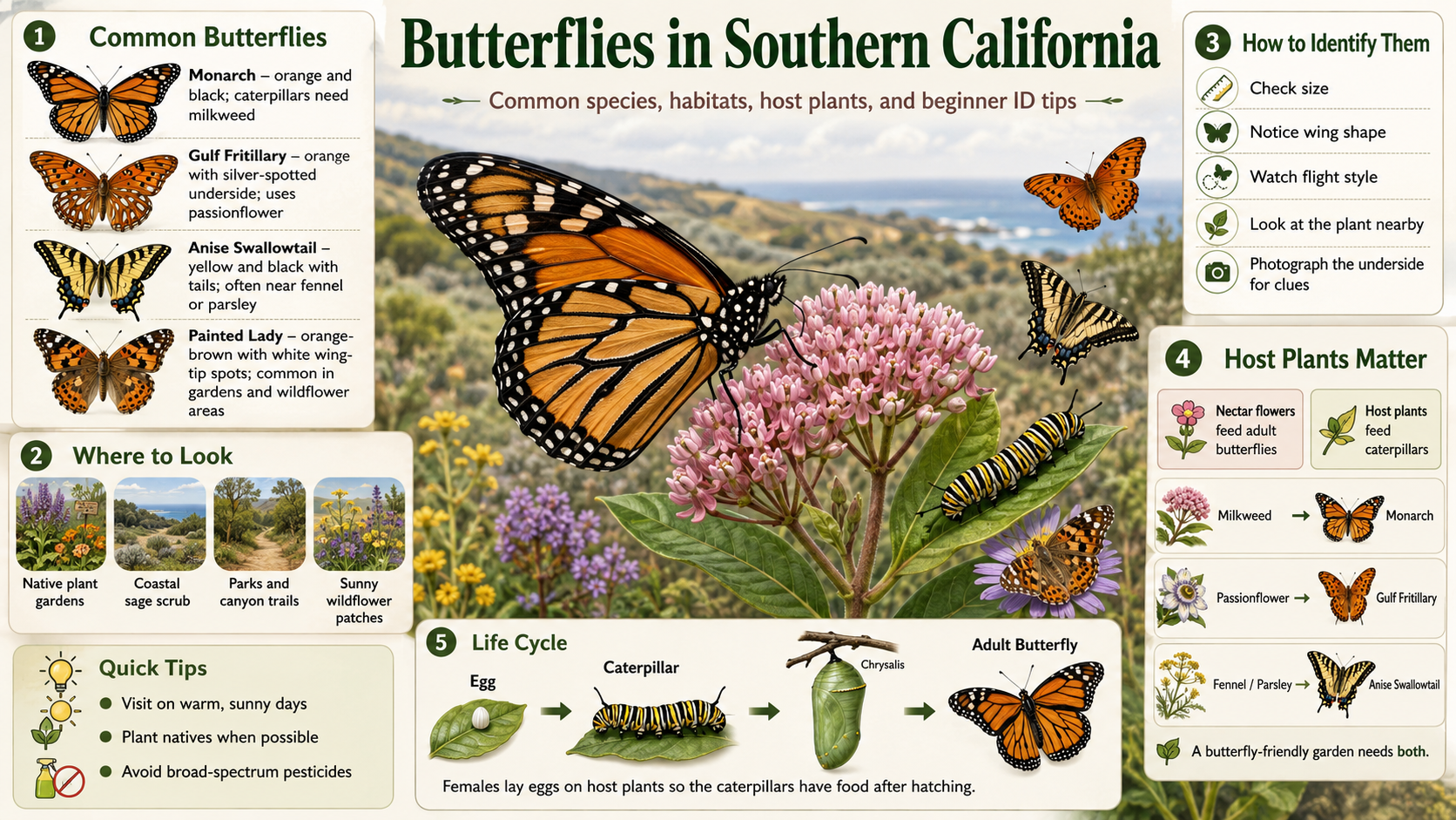 butterflies in southern california