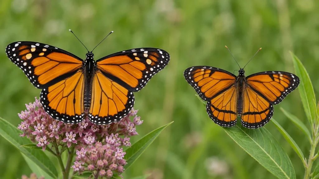 monarch vs viceroy butterfly